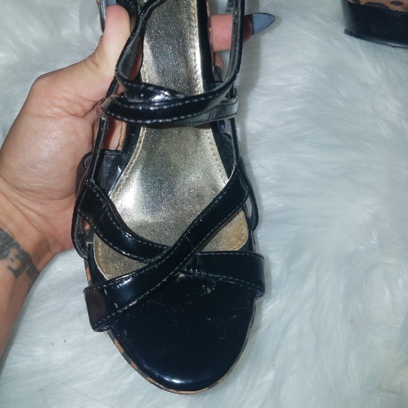 Strappy leopard high heel 6.5 - Picture 2 of 5